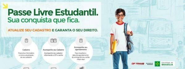 Em Brasília, o cadastramento pode ser feito pela internet.
